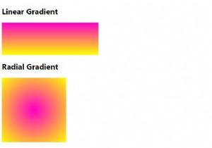 CSS3 के रैखिक और रेडियल ग्रेडिएंट का उपयोग करना 