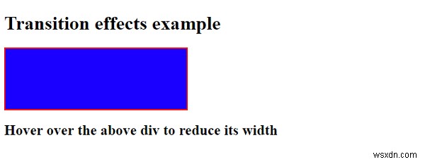 CSS3 के संक्रमण प्रभाव कैसे बनाएं? 