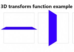 CSS3 के 3D ट्रांसफ़ॉर्म फ़ंक्शंस के साथ कार्य करना 