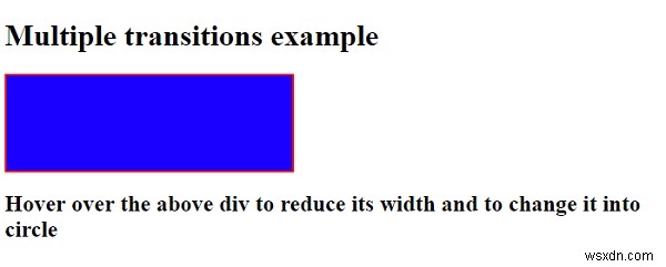 CSS3 का उपयोग करके कई बदलाव करना 