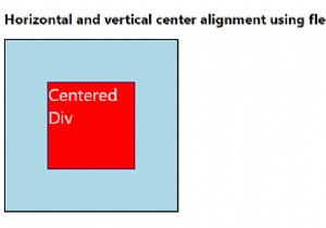 CSS3 में फ्लेक्सबॉक्स के साथ क्षैतिज और लंबवत केंद्र संरेखण 