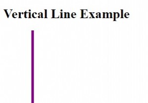 CSS के साथ वर्टिकल लाइन कैसे बनाएं? 