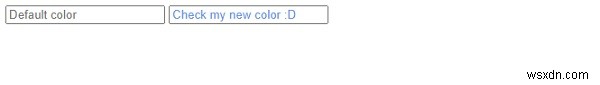 CSS में टेक्स्टबॉक्स के लिए प्लेसहोल्डर का रंग कैसे बदलें 