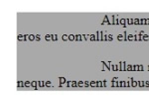 सीएसएस टेक्स्ट-इंडेंट प्रॉपर्टी के साथ इंडेंट टेक्स्ट 