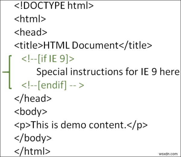 HTML में कंडीशनल कमेंट्स कैसे बनाएं? 