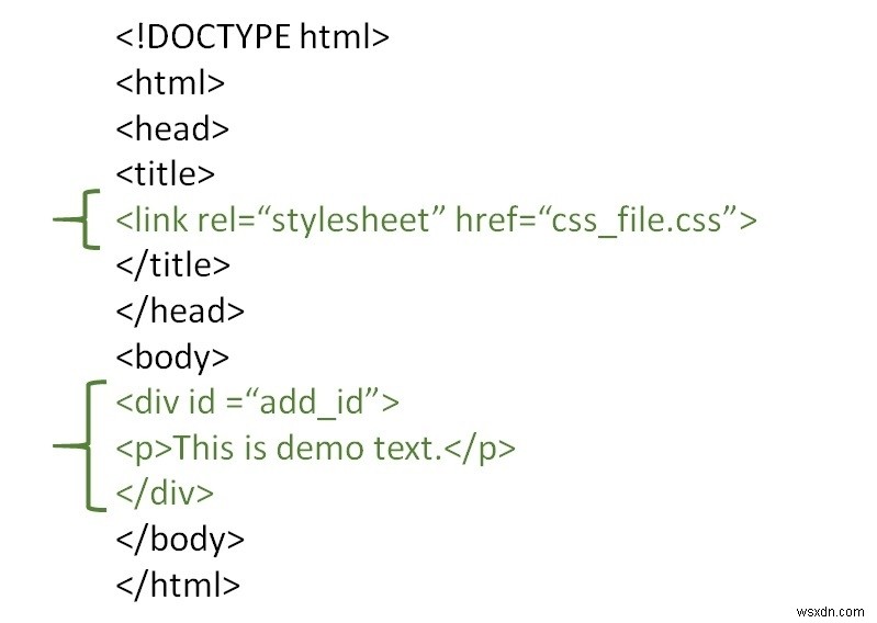 डिवीजन टैग  div  का उपयोग करके हम HTML तत्वों को कैसे स्टाइल करते हैं? 