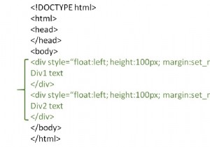 हम HTML में दो डिवीजन  div  एक साथ कैसे रख सकते हैं? 