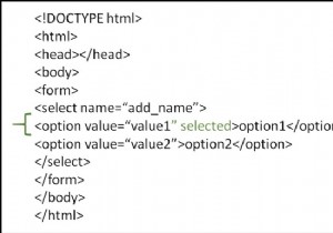 HTML प्रपत्रों में आइटम्स की ड्रॉपडाउन सूची में किसी मान का चयन कैसे करें? 