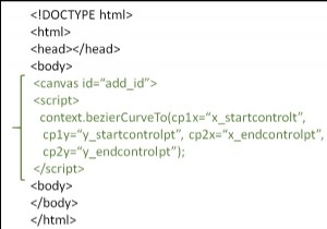 HTML5 कैनवास के साथ बेजियर कर्व कैसे बनाएं? 
