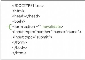 HTML में एक नोवालिडेट विशेषता का उपयोग कैसे करें? 