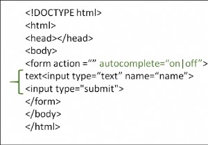 HTML में स्वत:पूर्ण विशेषता का उपयोग कैसे करें? 