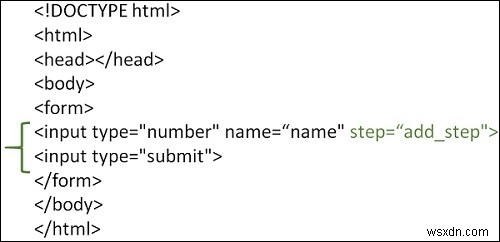 HTML में स्टेप एट्रिब्यूट का उपयोग कैसे करें? 