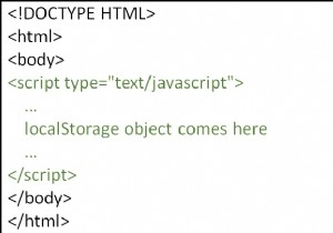 HTML5 लोकल स्टोरेज का उपयोग करके किसी नाम को स्थायी रूप से कैसे स्टोर करें? 