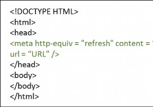 किसी वेब पेज को स्वचालित रूप से दूसरे URL पर रीडायरेक्ट कैसे करें? 