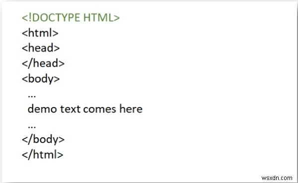 हम HTML दस्तावेज़ में DOCTYPES का उपयोग क्यों करते हैं? 