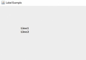 जावा में एचटीएमएल का उपयोग करके टेक्स्ट की मल्टीलाइन रखने के लिए जेएलएबल कैसे बनाएं? 