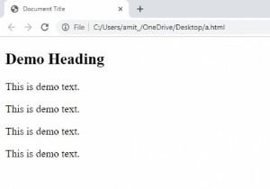 एचटीएमएल  सिर  टैग 