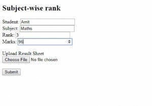 HTML विशेषता स्वीकार करें 