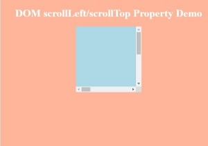 एचटीएमएल डोम स्क्रॉलबाएं संपत्ति 