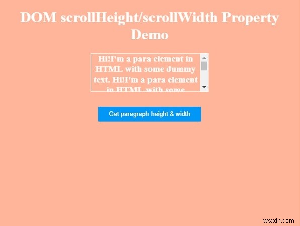 HTML DOM स्क्रॉलहाइट प्रॉपर्टी 