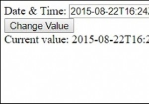 HTML DOM इनपुट डेटाटाइम वैल्यू प्रॉपर्टी 
