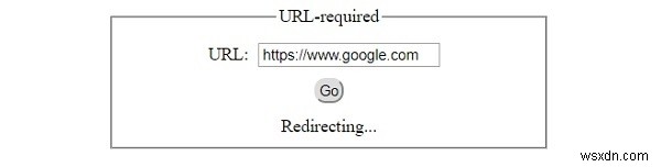 HTML DOM इनपुट URL आवश्यक संपत्ति 