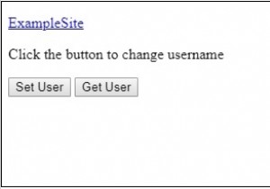 HTML DOM एंकर उपयोगकर्ता नाम संपत्ति 