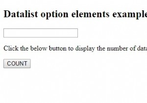 HTML DOM डेटालिस्ट विकल्प संग्रह 