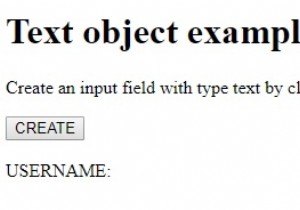 HTML DOM इनपुट टेक्स्ट ऑब्जेक्ट 