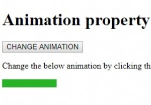 HTML DOM स्टाइल एनिमेशन प्रॉपर्टी 
