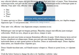 HTML DOM स्टाइल बैकग्राउंड अटैचमेंट प्रॉपर्टी 