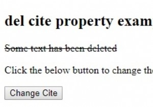 एचटीएमएल डोम डेल उद्धृत संपत्ति 