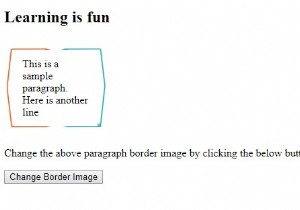 HTML DOM स्टाइल बॉर्डर इमेज प्रॉपर्टी 