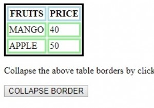 HTML DOM स्टाइल बॉर्डरसंपत्ति संक्षिप्त करें 