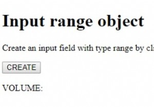 HTML DOM इनपुट रेंज ऑब्जेक्ट 