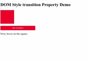 HTML DOM स्टाइल ट्रांज़िशन प्रॉपर्टी 