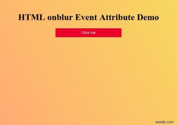 HTML ऑनब्लर इवेंट विशेषता 