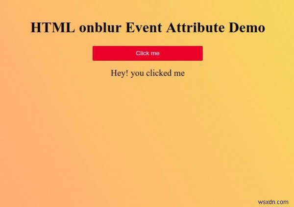 HTML ऑनब्लर इवेंट विशेषता 