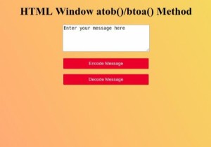 HTML विंडो btoa ( ) विधि 