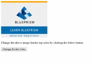 HTML DOM स्टाइल बॉर्डरटॉपकलर प्रॉपर्टी 