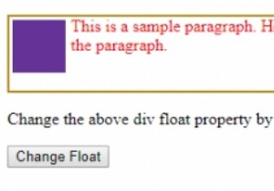 एचटीएमएल डोम स्टाइल cssFloat संपत्ति 