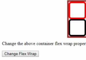 HTML DOM स्टाइल flexWrap प्रॉपर्टी 