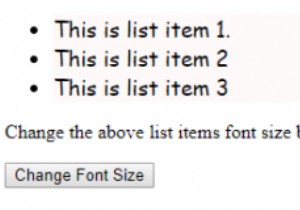 एचटीएमएल डोम स्टाइल फॉन्टसाइज प्रॉपर्टी 