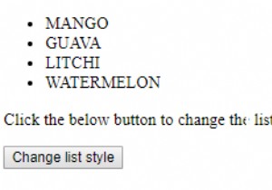 HTML DOM स्टाइल लिस्ट स्टाइल टाइप प्रॉपर्टी 