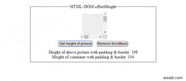 HTML DOM ऑफ़सेटहाइट प्रॉपर्टी 