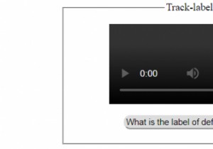 HTML DOM ट्रैक लेबल प्रॉपर्टी 
