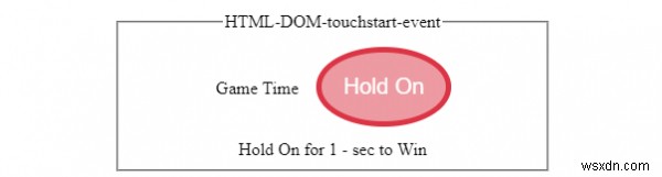 HTML DOM टचस्टार्ट इवेंट 