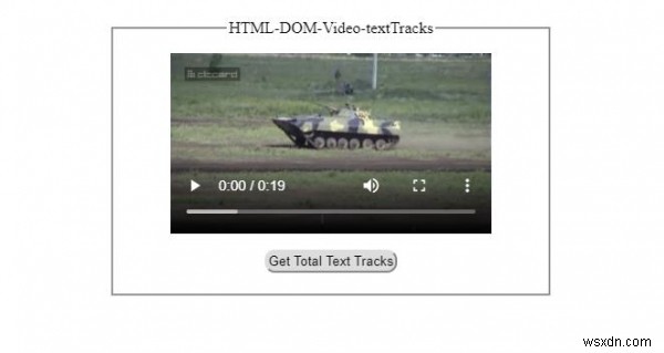 HTML DOM वीडियो टेक्स्टट्रैक संपत्ति 