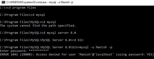MySQL रूट पासवर्ड को कैसे रीसेट या बदलें? 