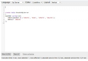 क्या SQL सर्वर के पास MySQL के ENUM डेटा प्रकार के बराबर है? 